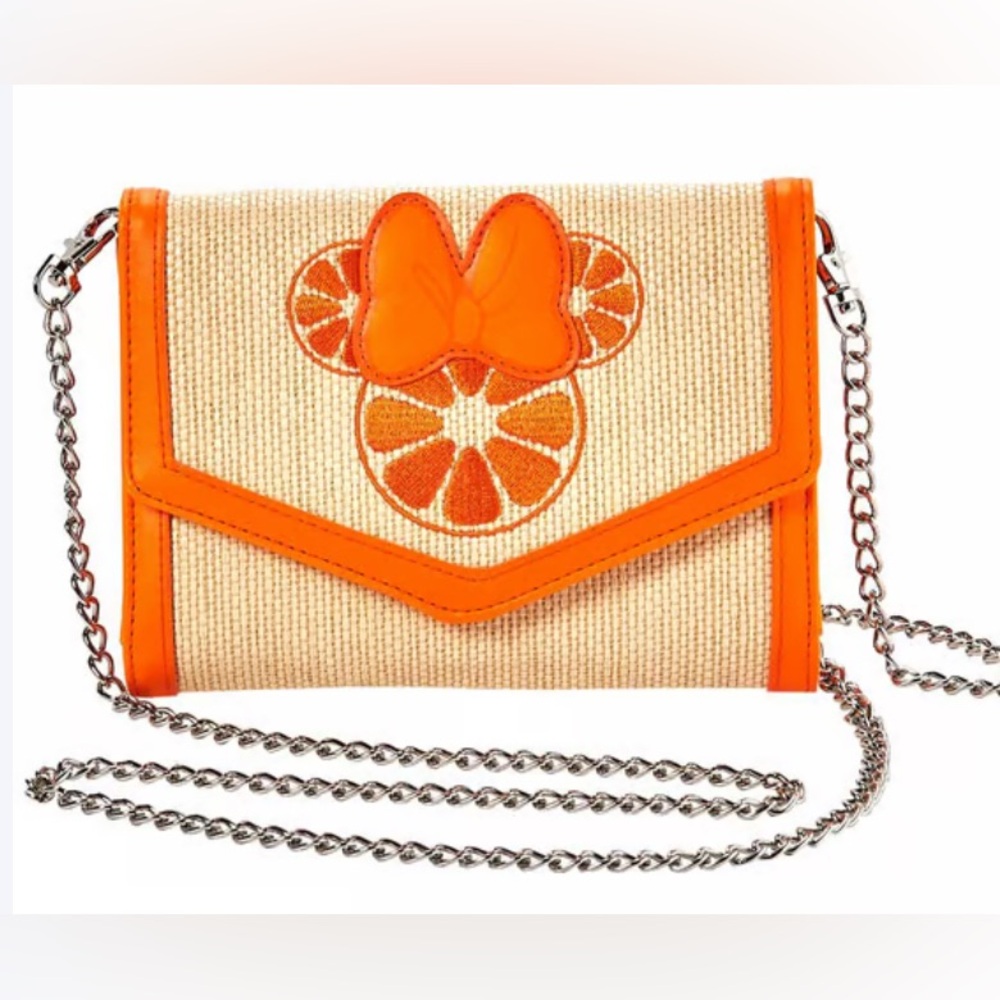 Disney Crossbody Orange and Cream Women's Removable Chain Crossbody Bag